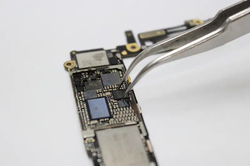 circuito impresso de um smartphone