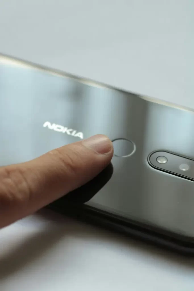 sensor de digital do smartphone